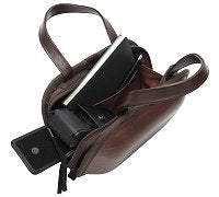 Wooden bag monacca Brown