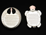 Pure copper grater crane and turtle set (for wasabi)