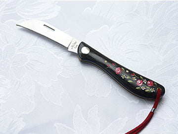 Left-Handed Florist Knife Melitta FG120P (Red Rose)