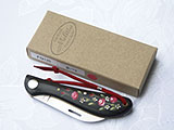 Left-Handed Florist Knife Melitta FG120P (Red Rose)