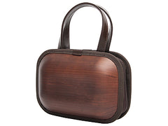 Wooden bag monacca Brown