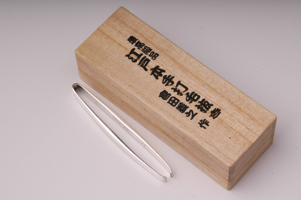 Edo-style Handmade Tweezers: Pure Silver, Iroha