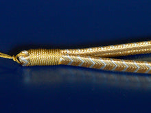 Load image into Gallery viewer, Gold and silver yarn braid strap Yamatogumi
