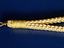 Load image into Gallery viewer, Gold and silver yarn braid strap Hirakaragumi
