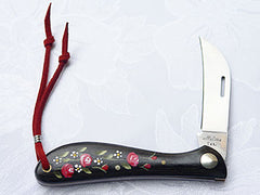 Left-Handed Florist Knife Melitta FG120P (Red Rose)