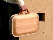 Wooden bag monacca kaku Plain