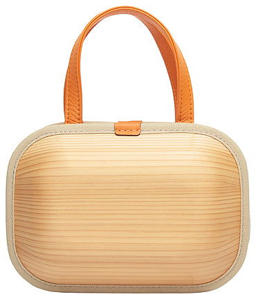 Wooden bag monacca kaku-shou Plain