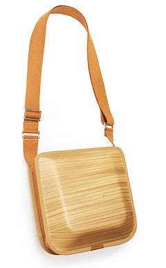 Wooden bag monacca postman Plain
