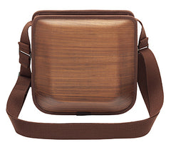 Wooden bag Monacca postman Brown