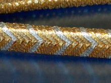 Load image into Gallery viewer, Gold and silver yarn braid strap Yamatogumi
